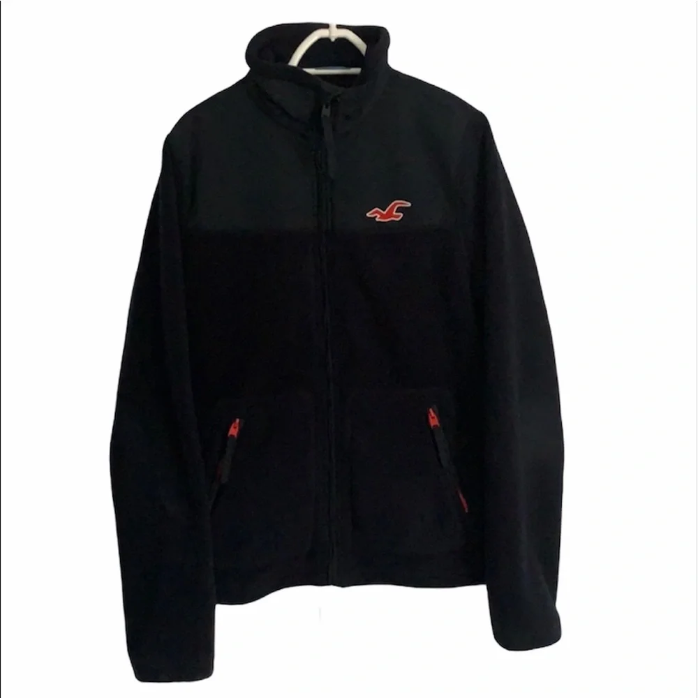 Hollister Men’s Winter Jacket blue size large - Picture 1 of 3